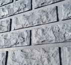 Облицовочная плитка "Вилка: Колотый кирпич" с крепежом