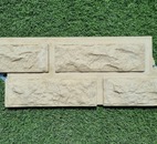 Облицовочная плитка "Вилка: Колотый кирпич" с крепежом