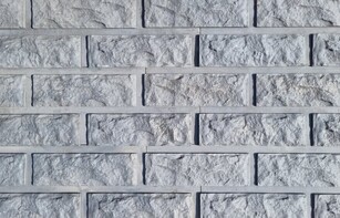 Облицовочная плитка "Вилка: Колотый кирпич" с крепежом