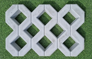 Тротуарная плитка "Газонная решётка "ЭКО"