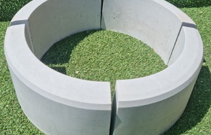 Полукруглый бордюр