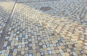 Римский брук Веерная укладка