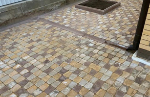 Римский брук Веерная укладка