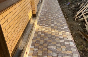 Римский брук Веерная укладка