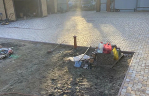 Римский брук Веерная укладка