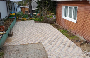 Римский брук Веерная укладка