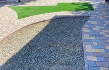 Брусчатка Европейская коричневый серо-голубой жёлто-оранжевый