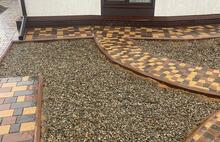 Брусчатка Европейская коричневый серо-голубой жёлто-оранжевый