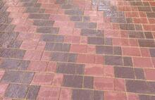 Брусчатка Европейская красно-коричневый и коричневый