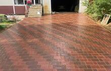 Брусчатка Европейская красно-коричневый и коричневый