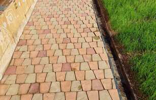 Римский брук Веерная укладка