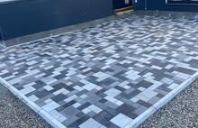 Античная комплект неокрашенный серо-голубой-графитовый