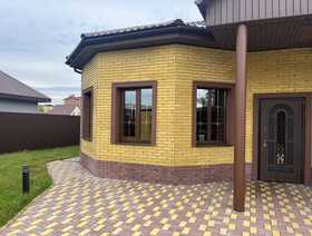 Фасадные термопанели с плиткой гладкий кирпич ярко-желтый цвет