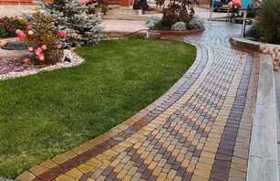 Римский брук Веерная укладка