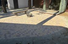 Брук трапеция не острая жёлто-оранжевый коричневый и светло-бежевый