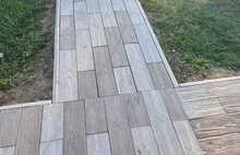 Корабельная доска светло-ореховый и светло-бежевый