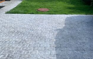 Мостовая серый мрамор