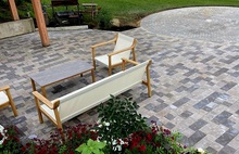 Брусчатка Немецкая бежево-серый и светлый-антрацит