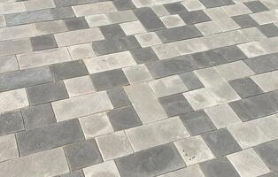 Брусчатка Немецкая бежево-серый и светлый-антрацит