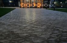 Ретро ромб бежевый 8