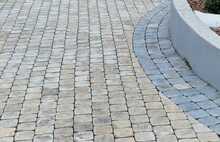 Римсий брук бежевый мрамор и серо-голубой