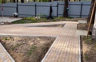 Римский брук Веерная укладка