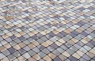 Римский брук Веерная укладка