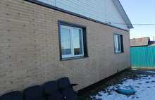 Термопанели желто-оранжевый гладкий кирпич 1