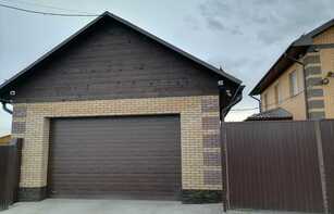 Фасадная термопанель с бетонным рельефным кирпичом