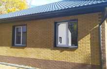 Термопанели жёлтый гладкий кирпич