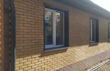 Термопанели жёлтый гладкий кирпич