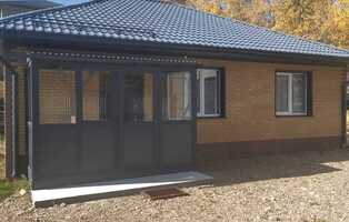 Термопанели жёлтый гладкий кирпич