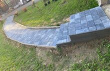 Брусчатка Европейская графитовый и серый мрамор