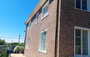 Термопанели старый кирпич коричневый с черным