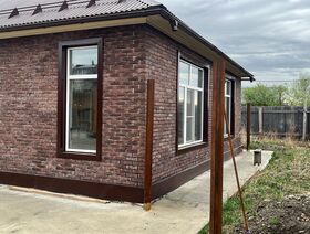 Термопанели старый кирпич коричневый с черным 1