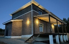 Термопанели старый кирпич коричневый с черным 2