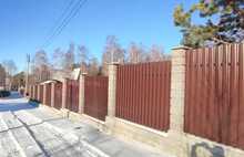 Заборные блоки серо-чёрный