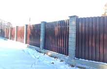 Заборные блоки серо-чёрный