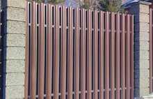 Заборные блоки серо-чёрный