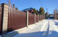 Заборные блоки серо-чёрный