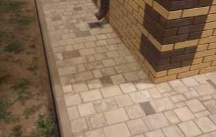 Европейская бежевый и коричневый 1