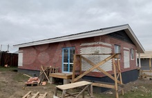 Термопанели баварская кладка красно-коричневая и белый