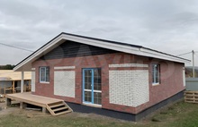 Термопанели баварская кладка красно-коричневая и белый