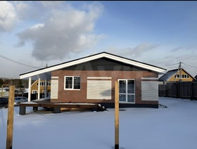 Термопанели баварская кладка красно-коричневая и белый