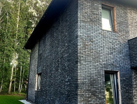 Термопанели старый кирпич графитовый и серый