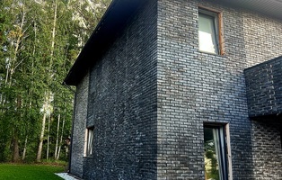 Термопанели старый кирпич графитовый и серый