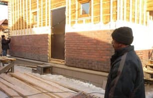 Угловой элемент к термопанели с кирпичом